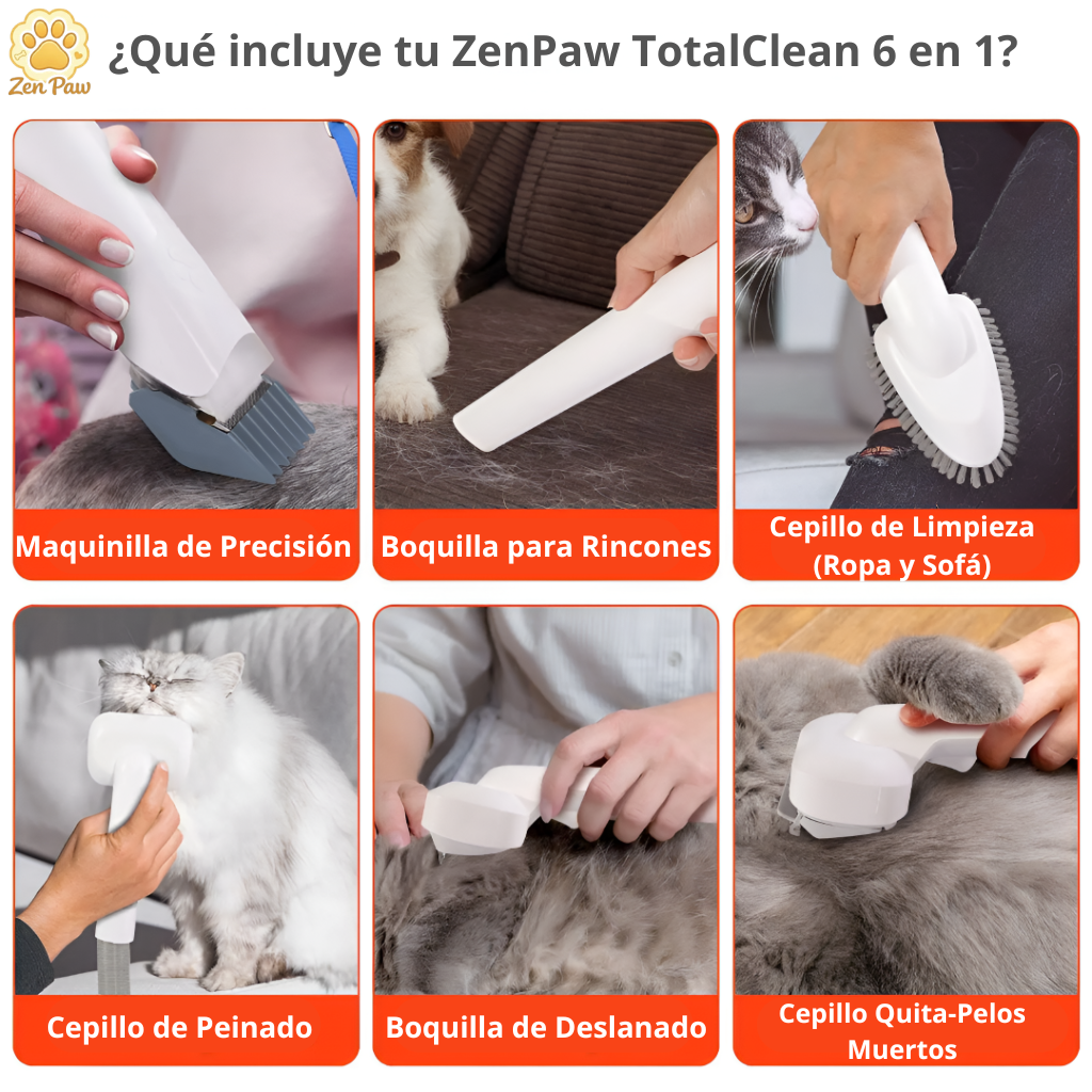 ZenPaw TotalClean  6 en 1