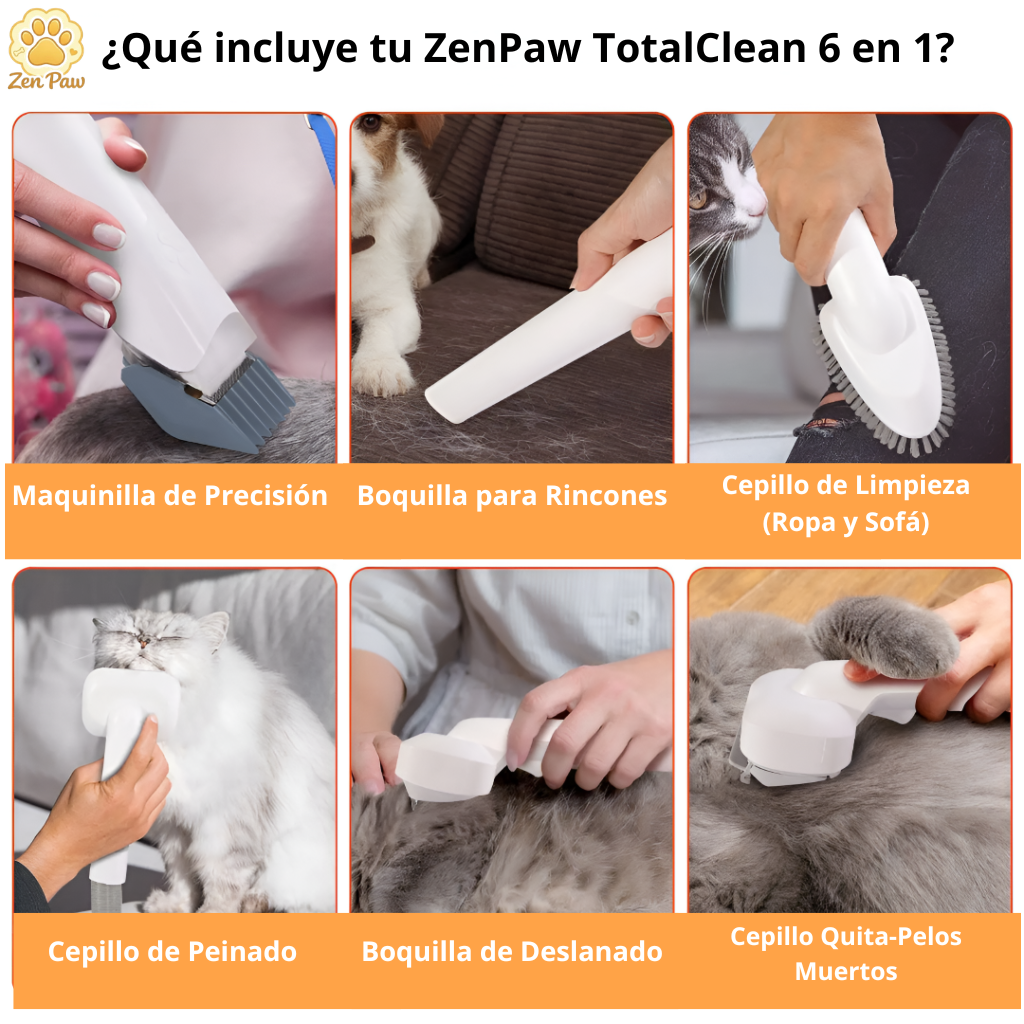 ZenPaw TotalClean  6 en 1
